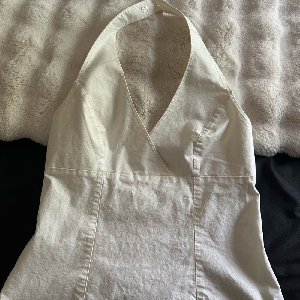 Tommy Bahama White Halter Top